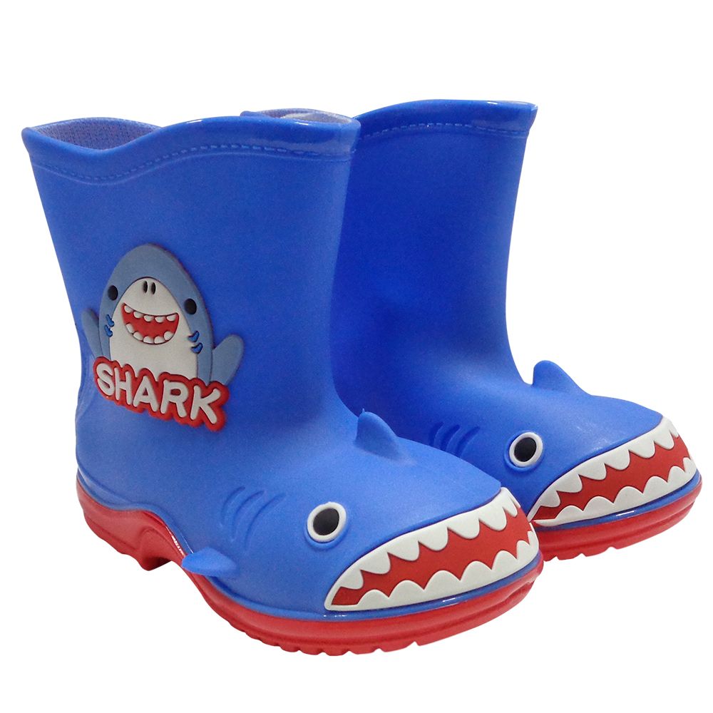 รองเท้าบูทเด็กฉลามสีน้ำเงิน ไซส์ 28