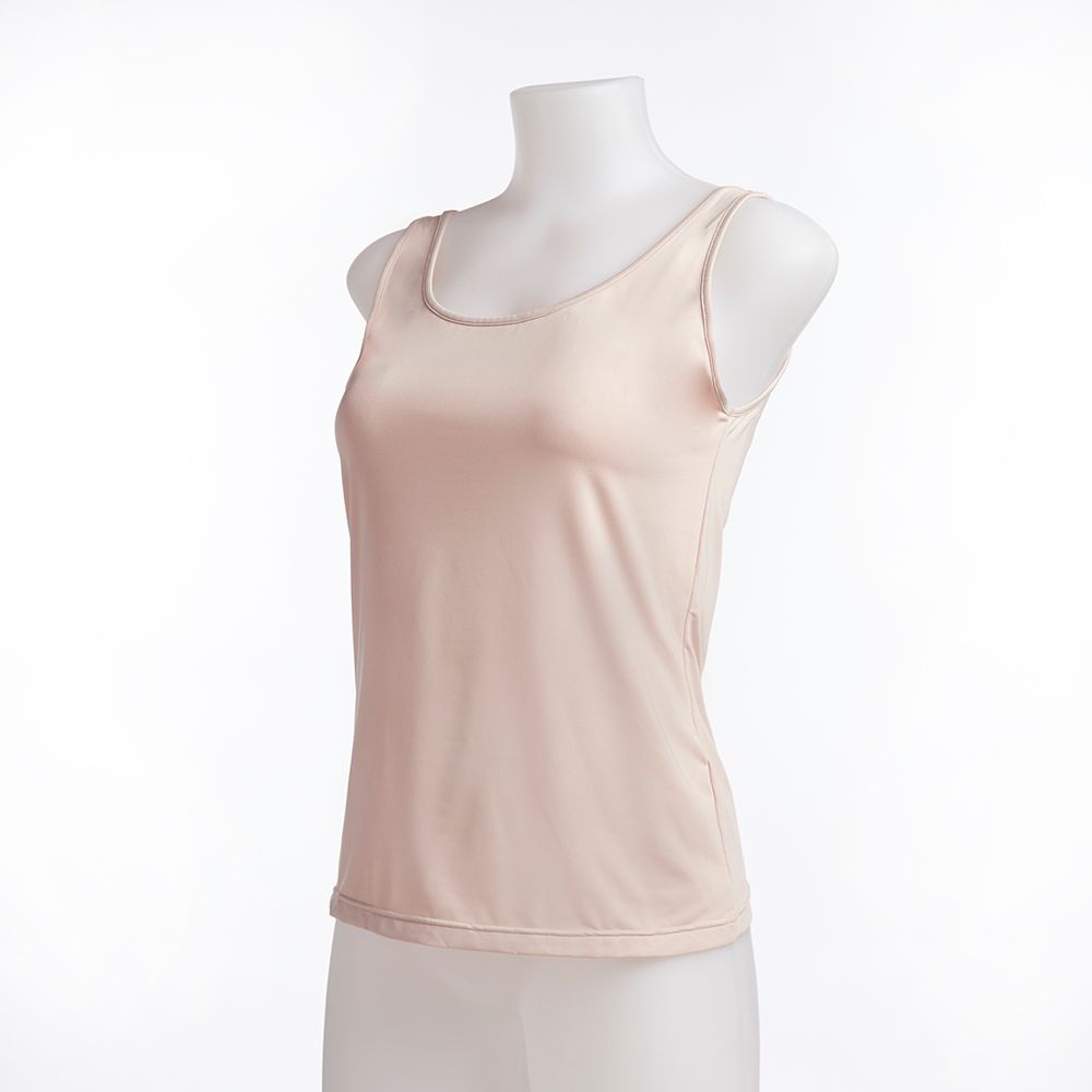 MESTYLE เสื้อกล้ามผู้หญิงผ้าไมโครสีเบจ ไซซ์ M