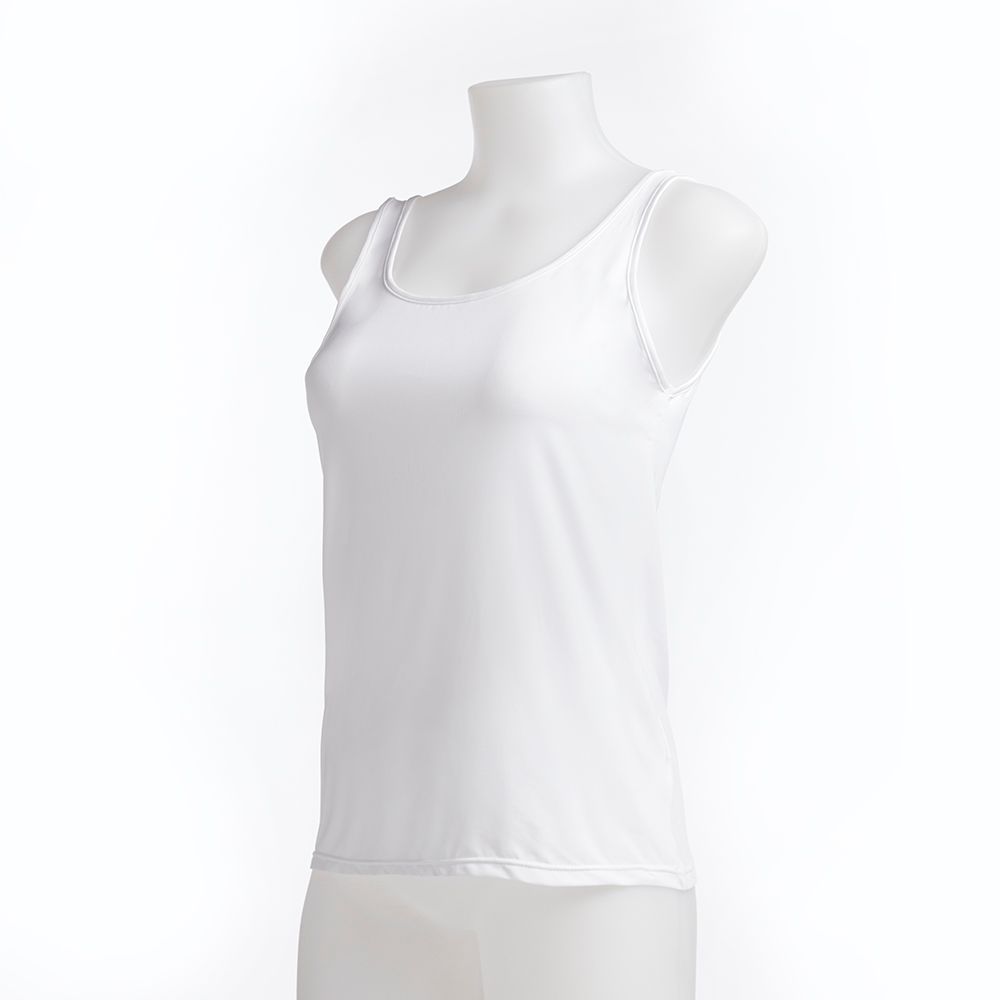 MESTYLE เสื้อกล้ามผู้หญิงผ้าไมโครสีขาว ไซซ์ XL