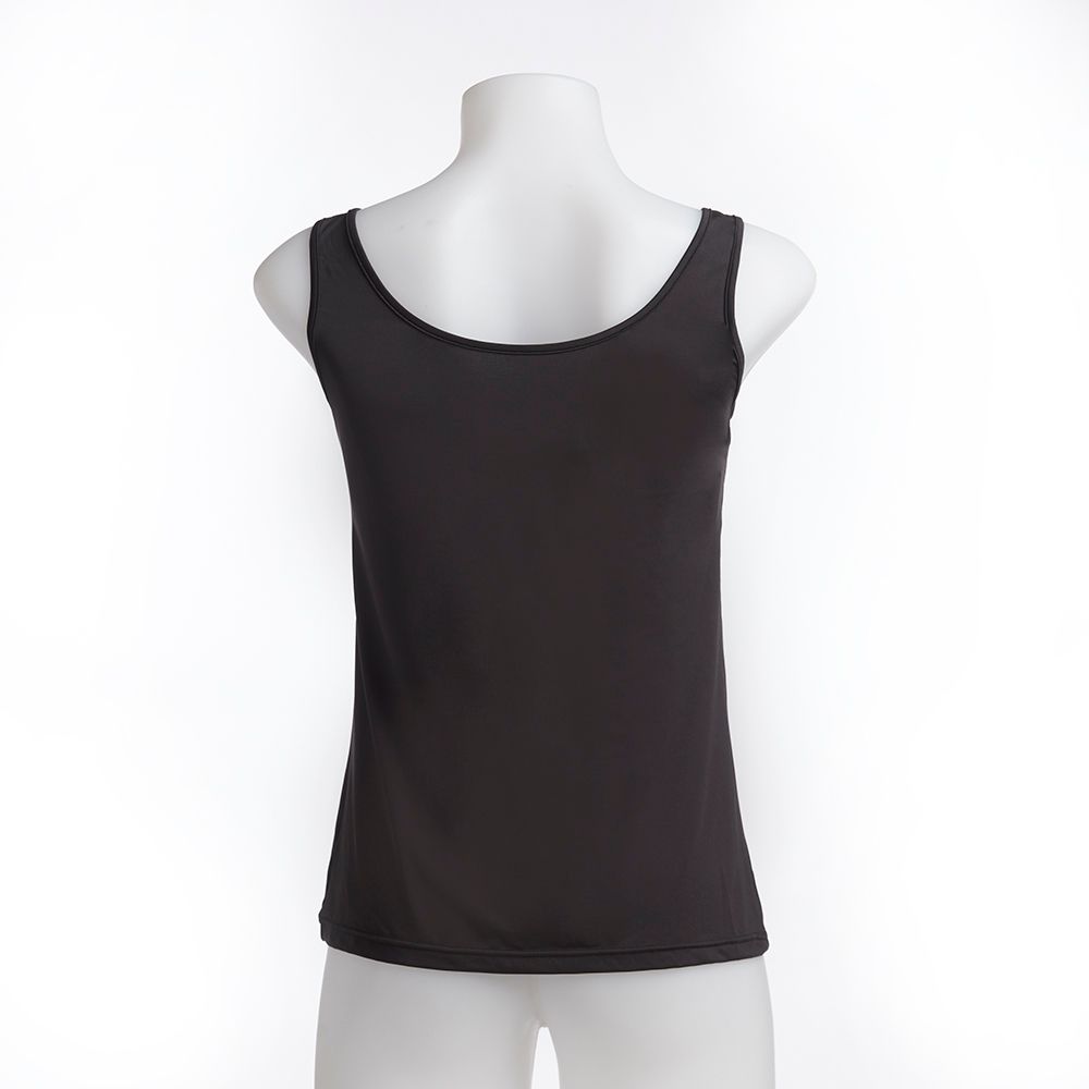 MESTYLE เสื้อกล้ามผู้หญิงผ้าไมโครสีดำ ไซซ์ M