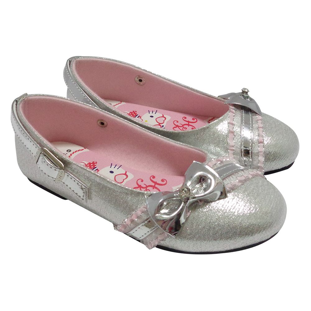 รองเท้าคัทชูKITTY สีเงิน SIZE 28