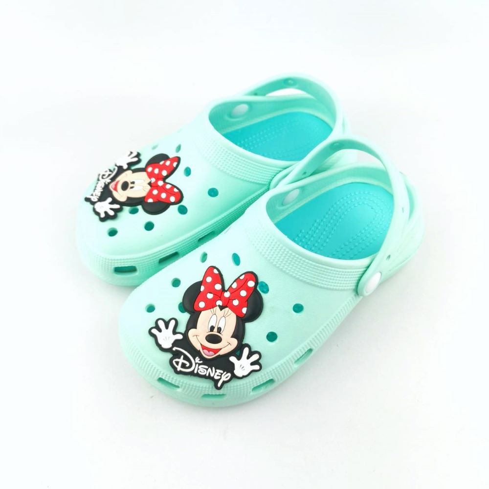 รองเท้าCLOG MINNIE สีเขียวอ่อน ไซส์ 33