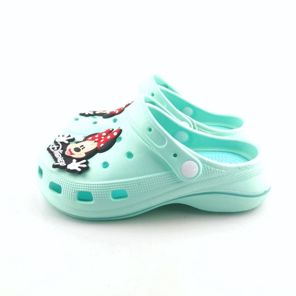 รองเท้าCLOG MINNIE สีเขียวอ่อน ไซส์ 33