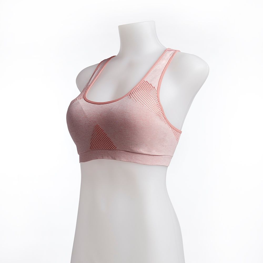 ME STYLE LADY SEAMLESS SPORT BRA PINK SIZE 34B