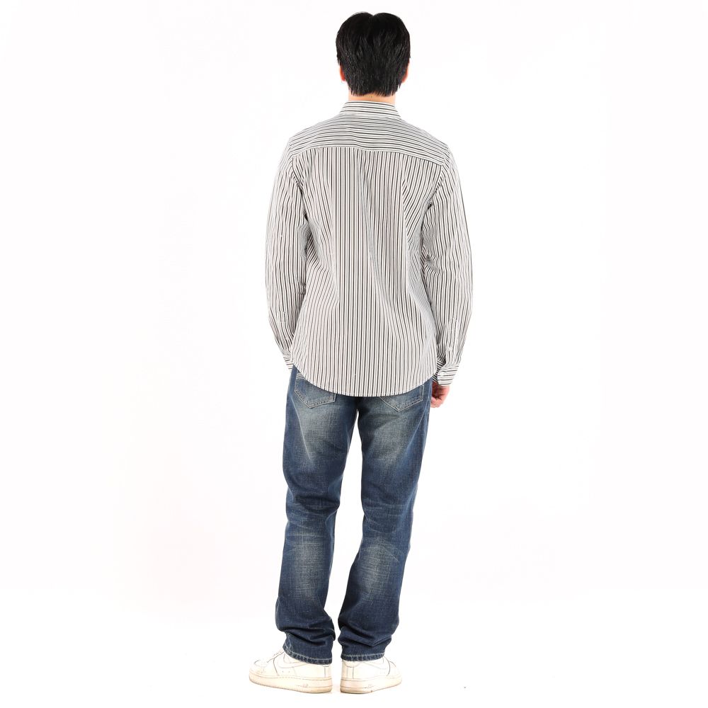 ME STYLE เชิ้ตทอลายสีกากี XL