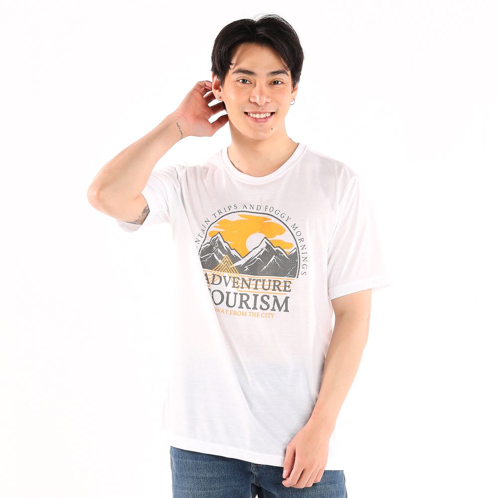 MESTYLE SHORTS SLEEVES T-SHIRT WHITE SIZE XL