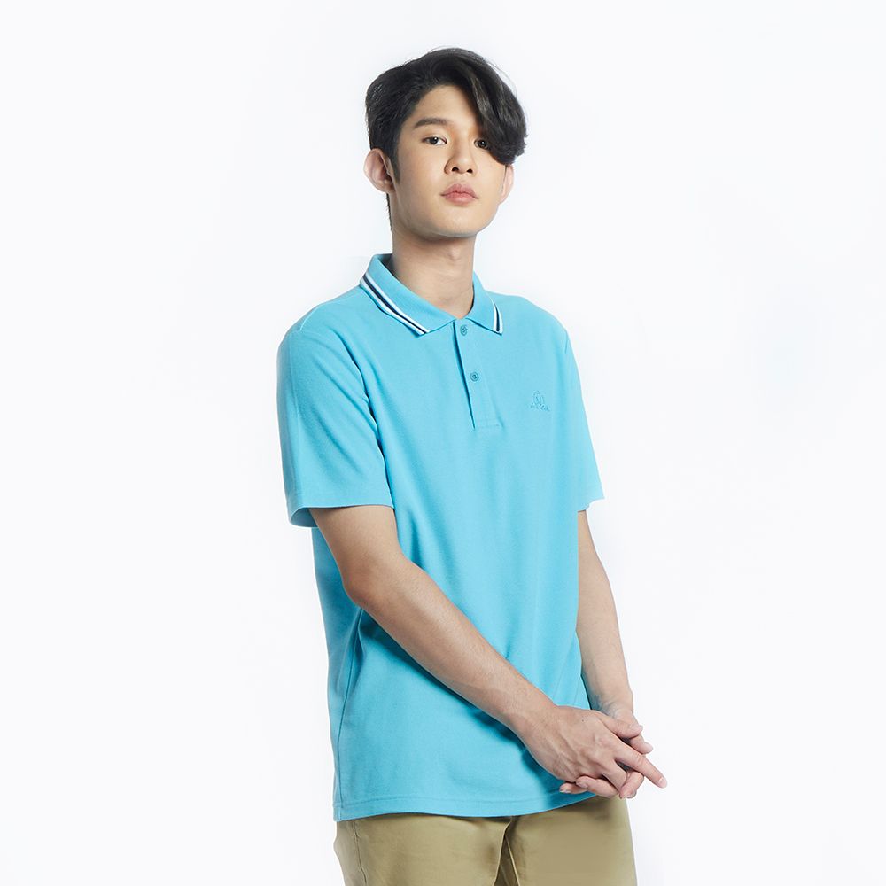 MESTYLE เสื้อโปโล สีฟ้า ไซซ์ M