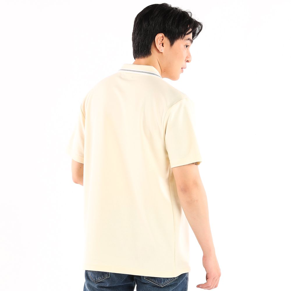 MESTYLE SOLID POLO SHIRT YELLOW SIZE M