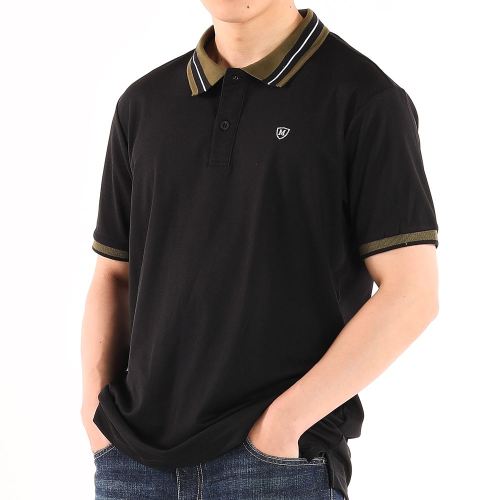 ME STYLE เสื้อโปโลสีดำ XL