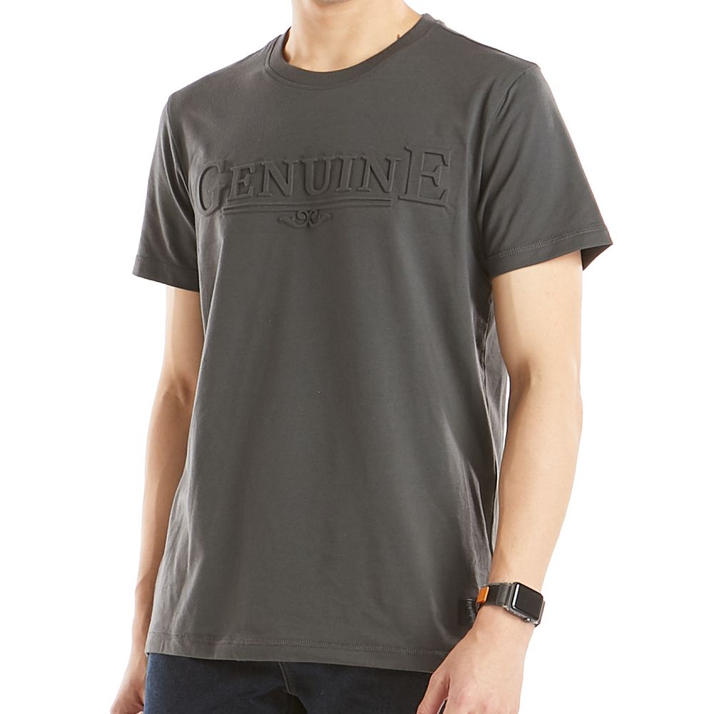 S/S T-SHIRT CHARCOAL M