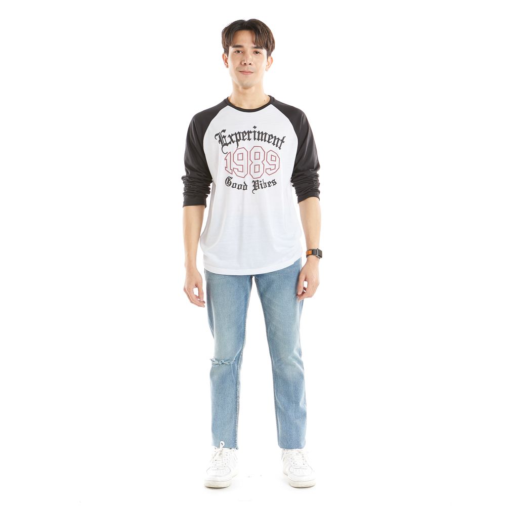 MESTYLE LONG SLEEVE T-SHIRT WHITE SIZE XL