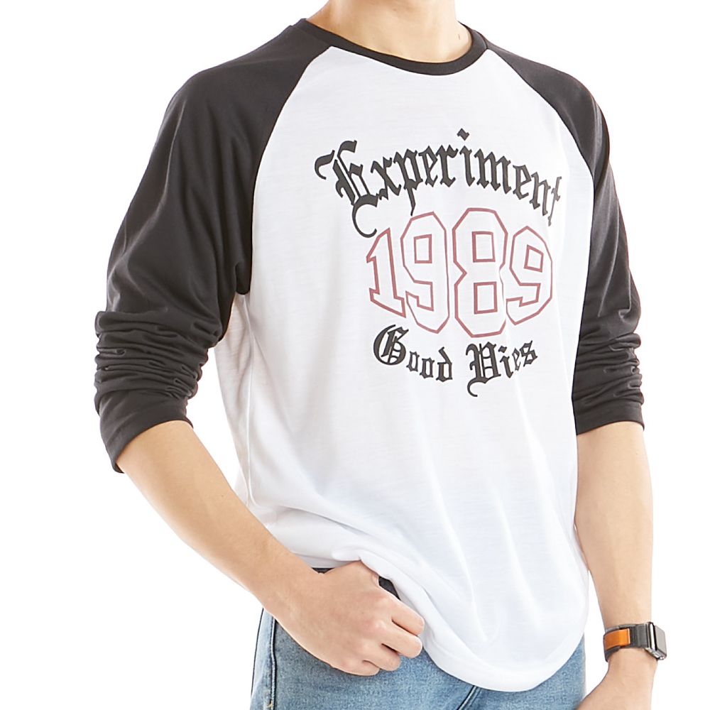 MESTYLE LONG SLEEVE T-SHIRT WHITE SIZE XL