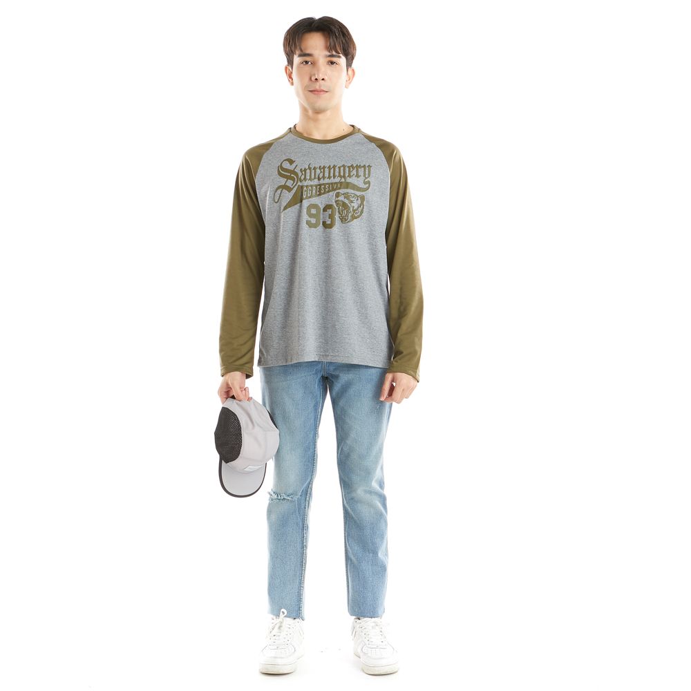 เสื้อแขนยาวสีเทา M