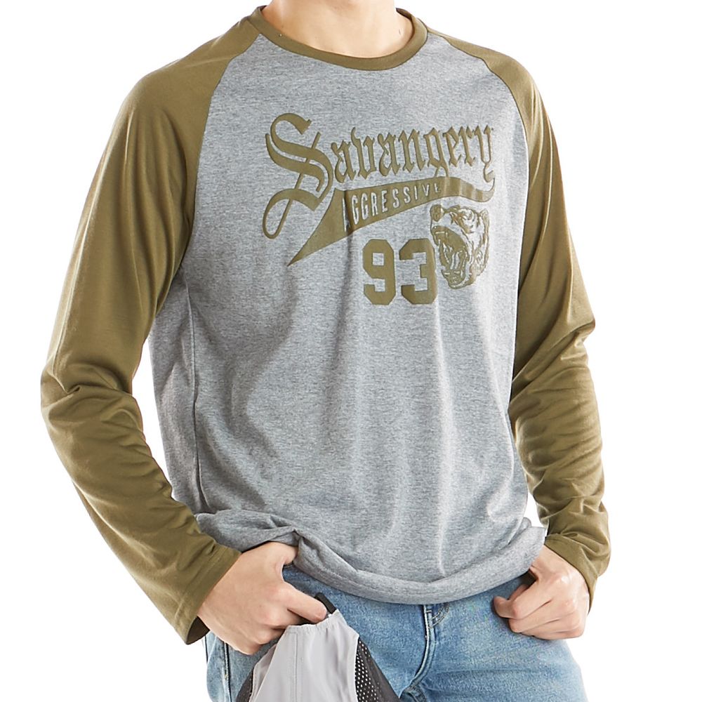 เสื้อแขนยาวสีเทา L