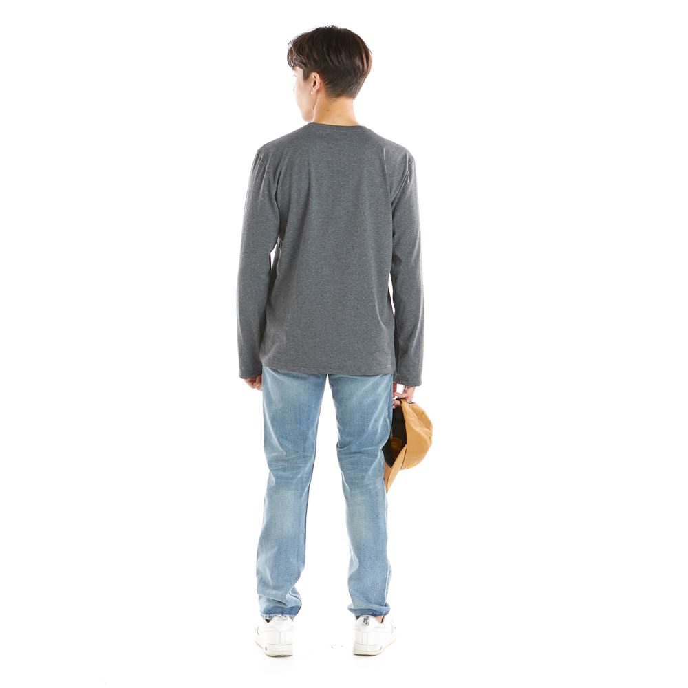 L/S T-SHIRT CHARCOAL L