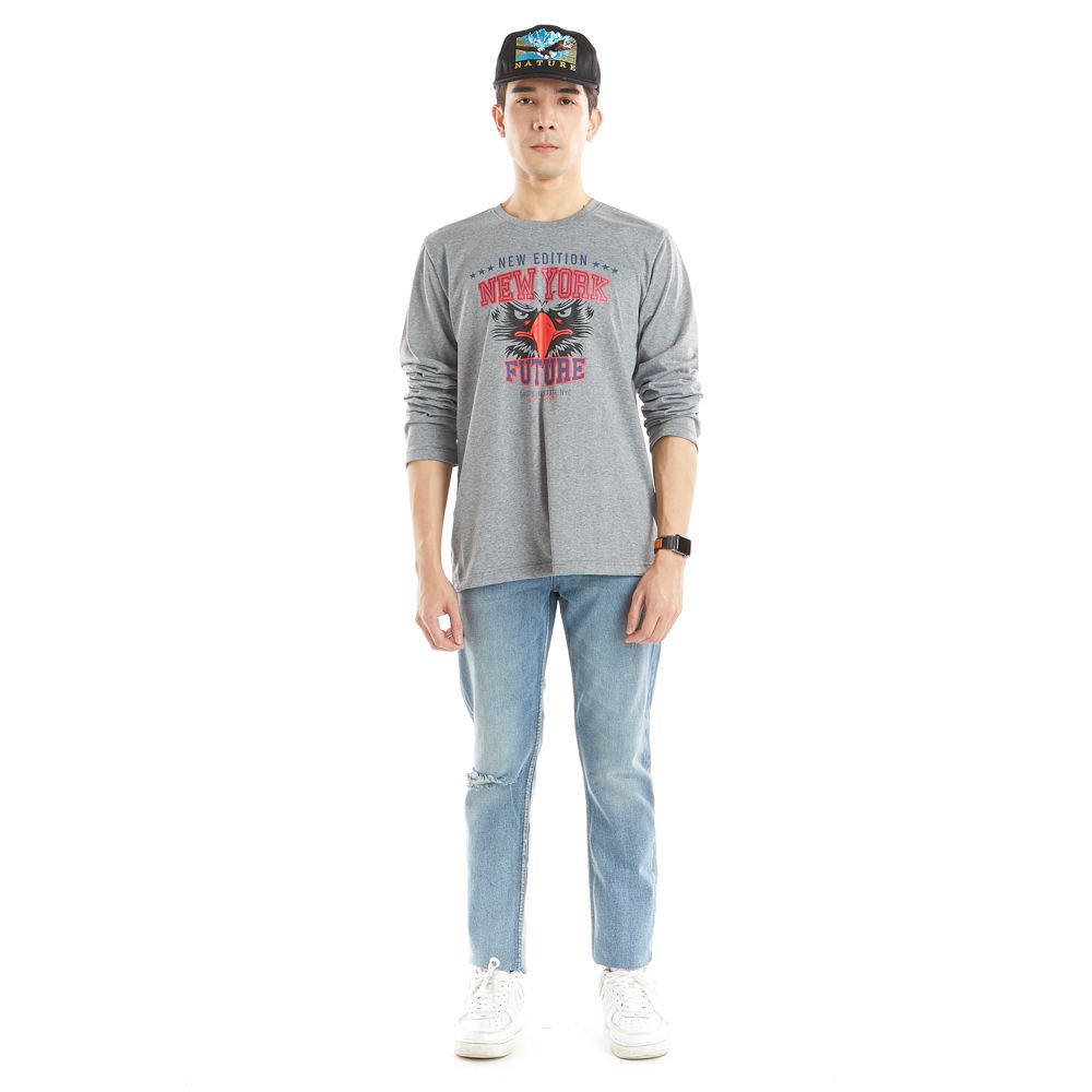 เสื้อแขนยาวสีเทา M