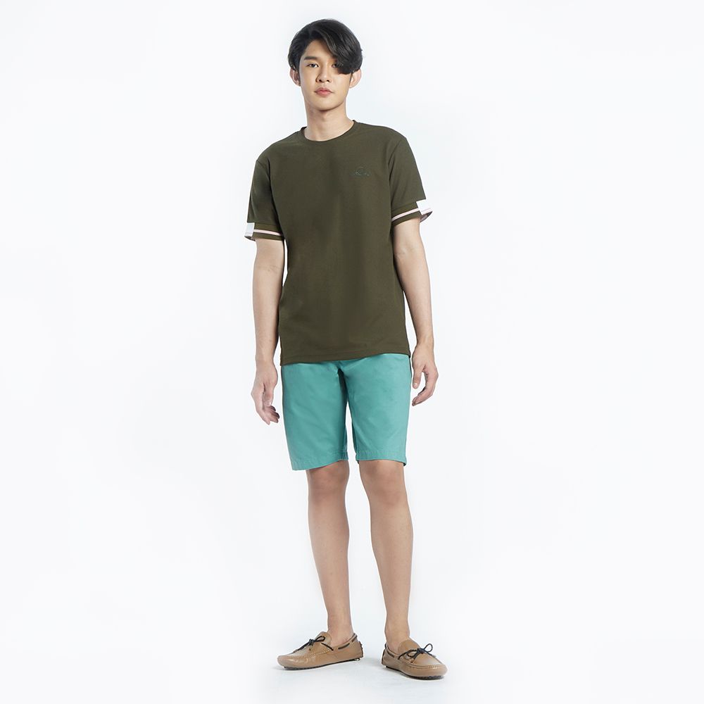 MESTYLE เสื้อยืดแขนสั้น สีเขียว ไซซ์ L