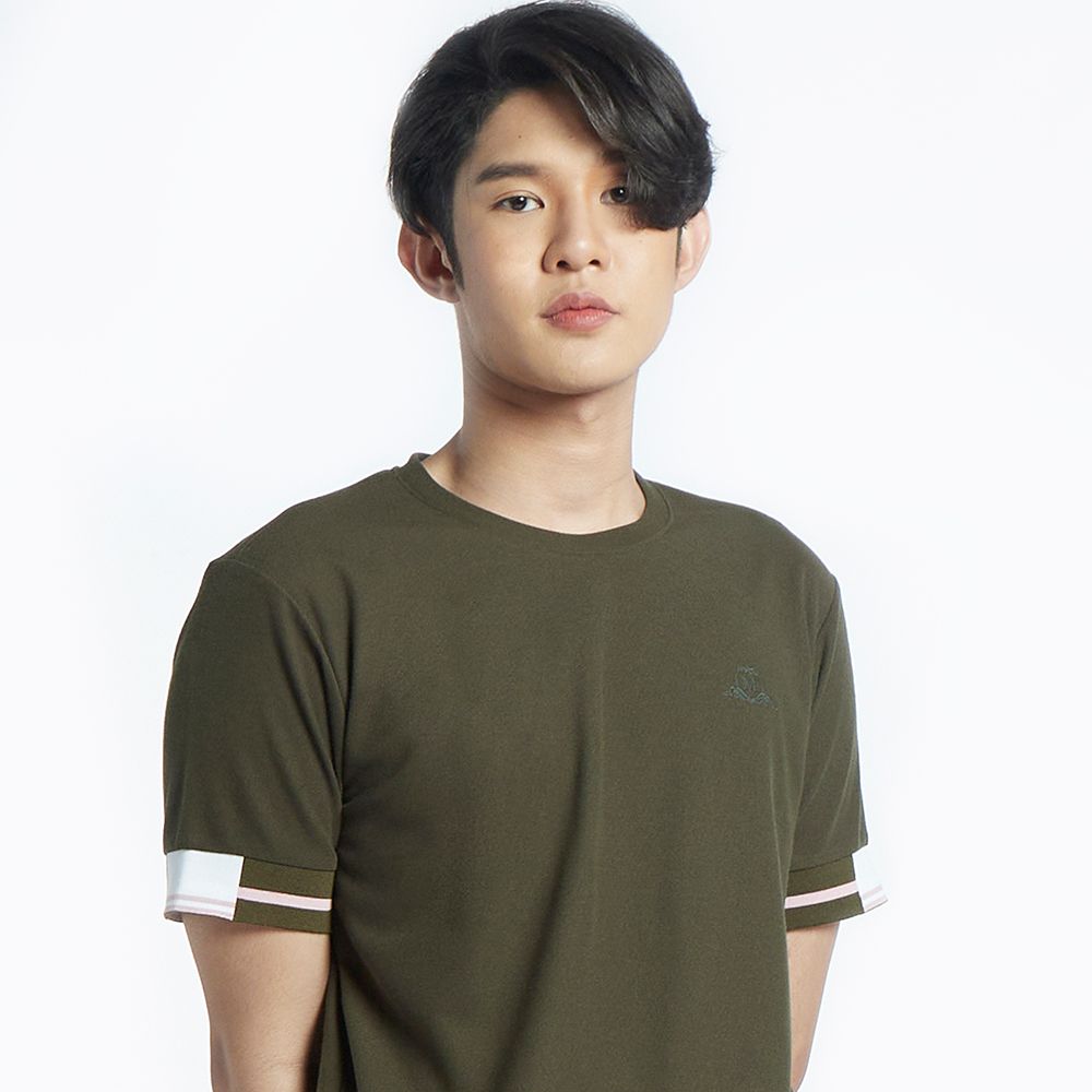 MESTYLE เสื้อยืดแขนสั้น สีเขียว ไซซ์ L