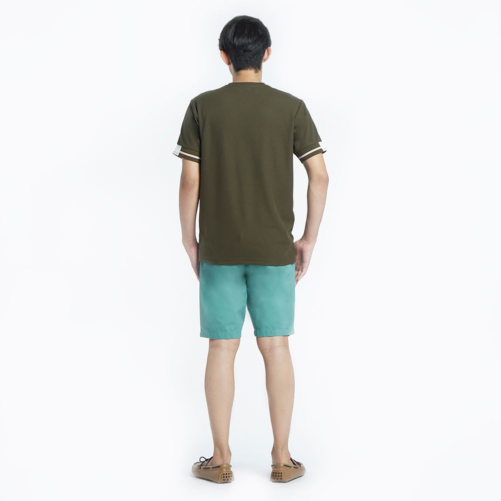 MESTYLE เสื้อยืดแขนสั้น สีเขียว ไซซ์ L