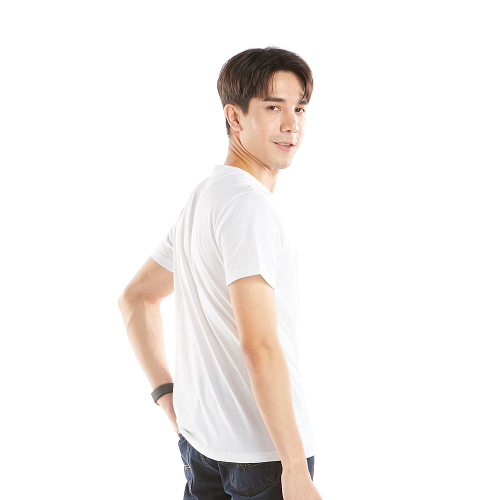 MESTYLE เสื้อยืดพิมพ์ปัก สีขาว ไซซ์ L