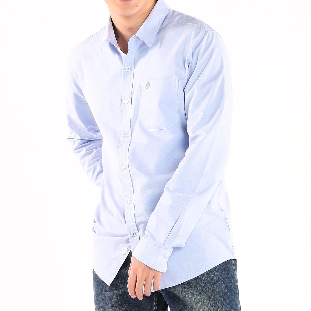 ME STYLE A L/S SHIRT BLUE L