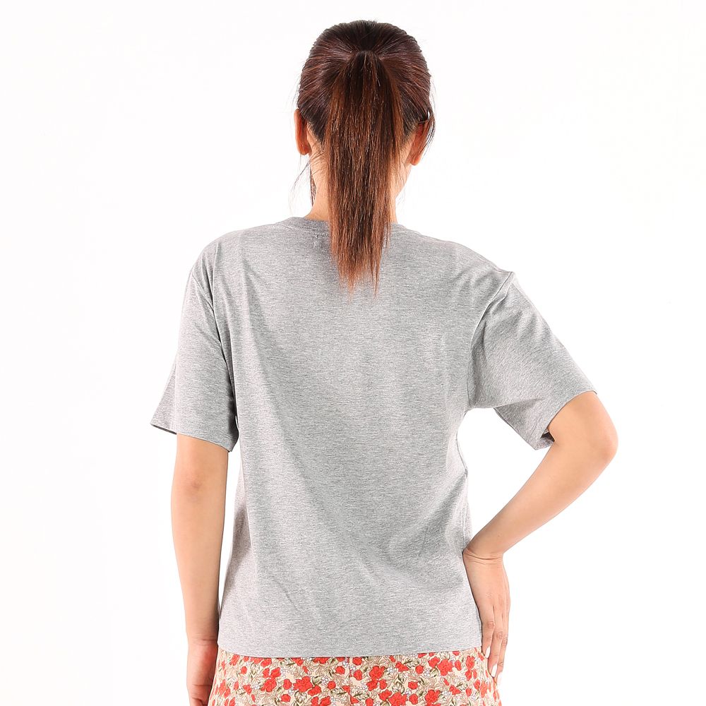 MESTYLE เสื้อยืดพิมพ์ลาย สีเทา ไซซ์ M