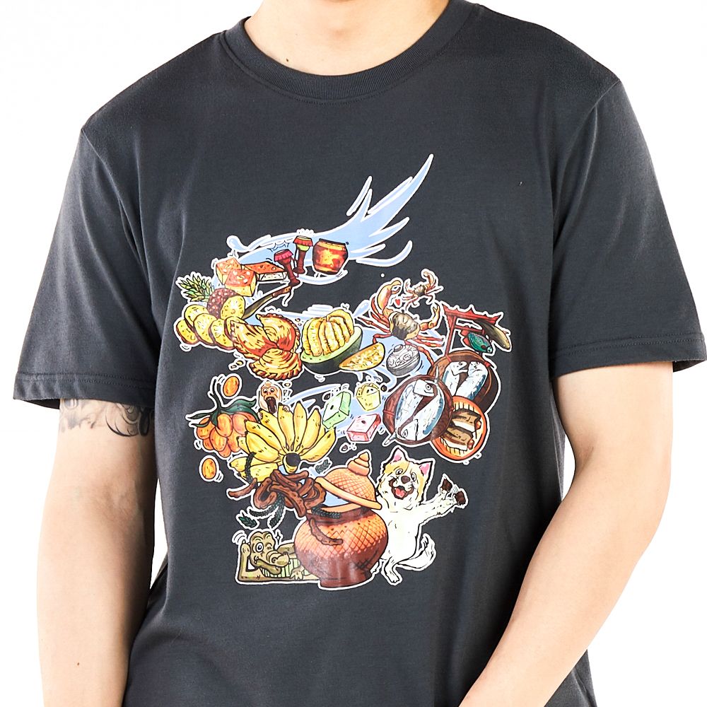 S/S T-SHIRT CHARCOAL M