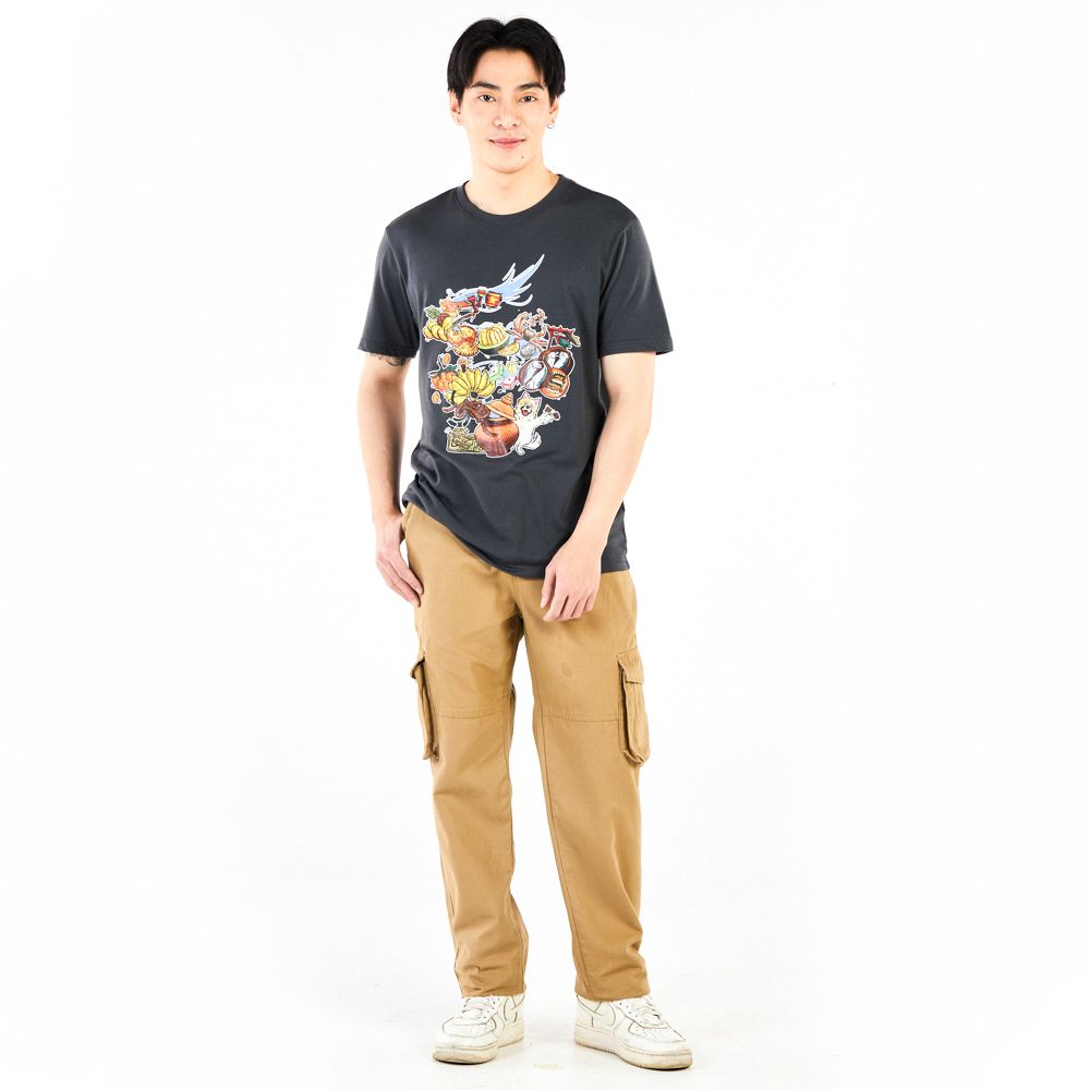 S/S T-SHIRT CHARCOAL M