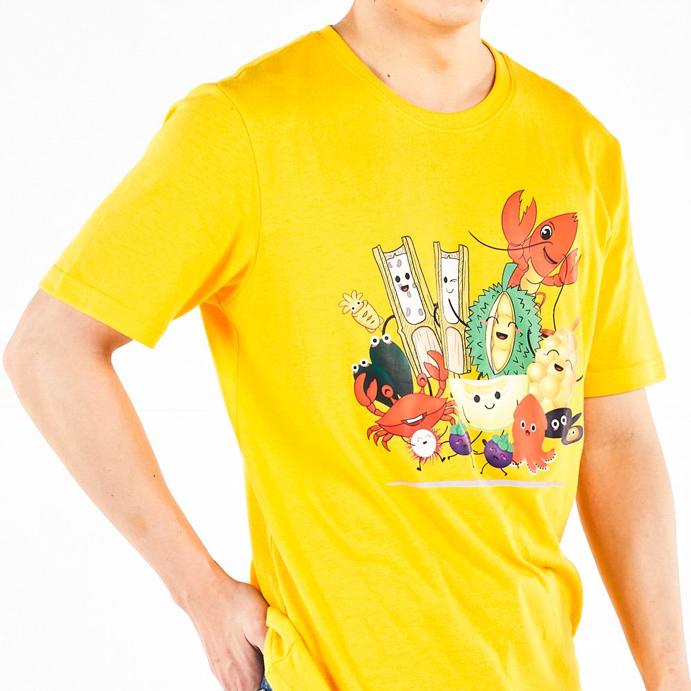 MESTYLE SHORTS SLEEVES T-SHIRT YELLOW SIZE M