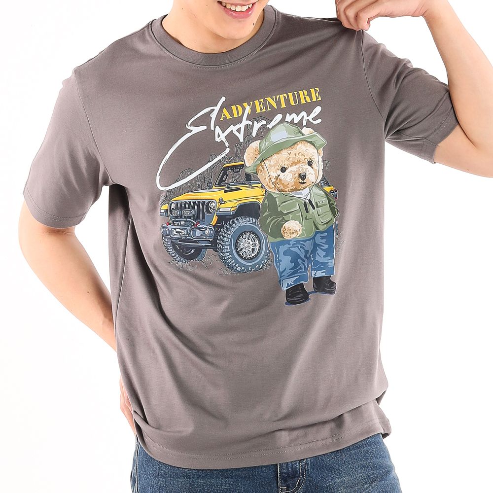 MESTYLE เสื้อหมี สีเทา ไซซ์ S