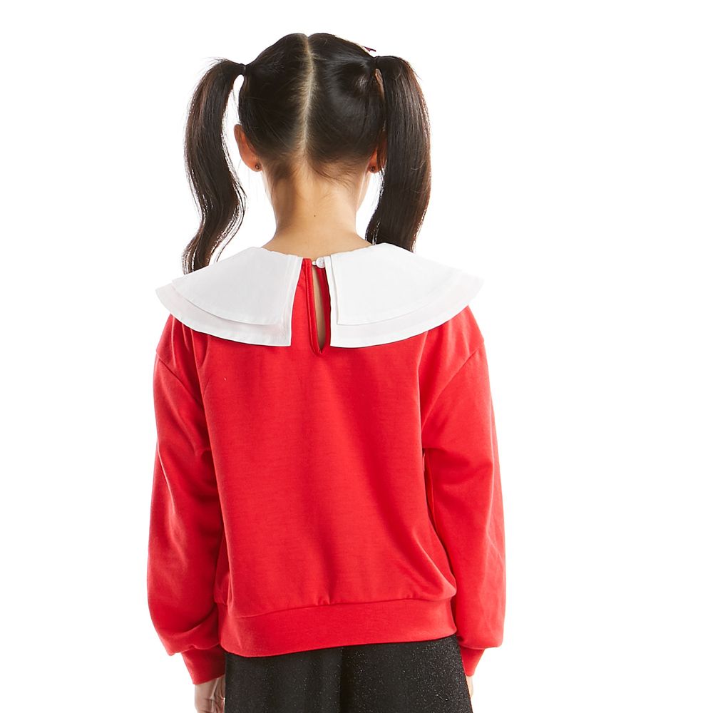 เสื้อยืด แขนยาว แดง 7 ปี