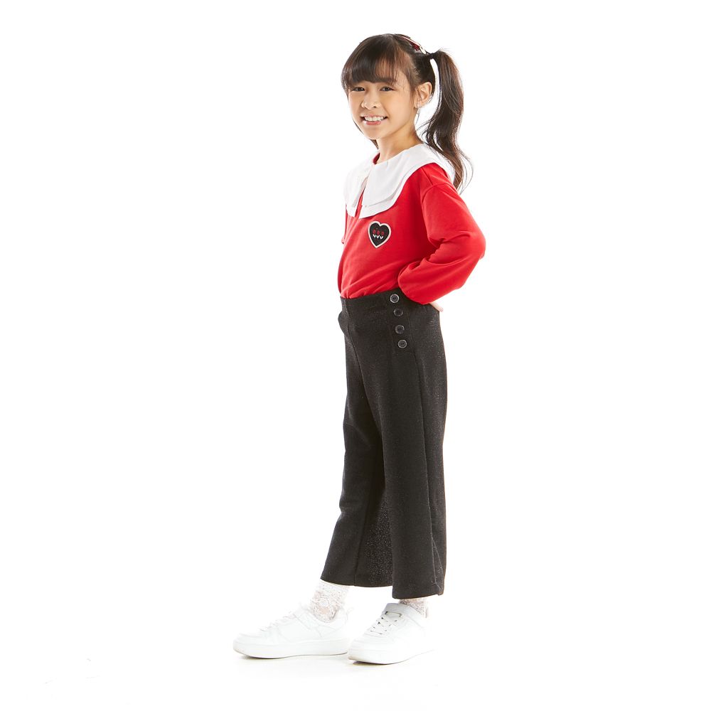 MESTYLE KNIT PANTS BLACK SIZE 7 YEAR