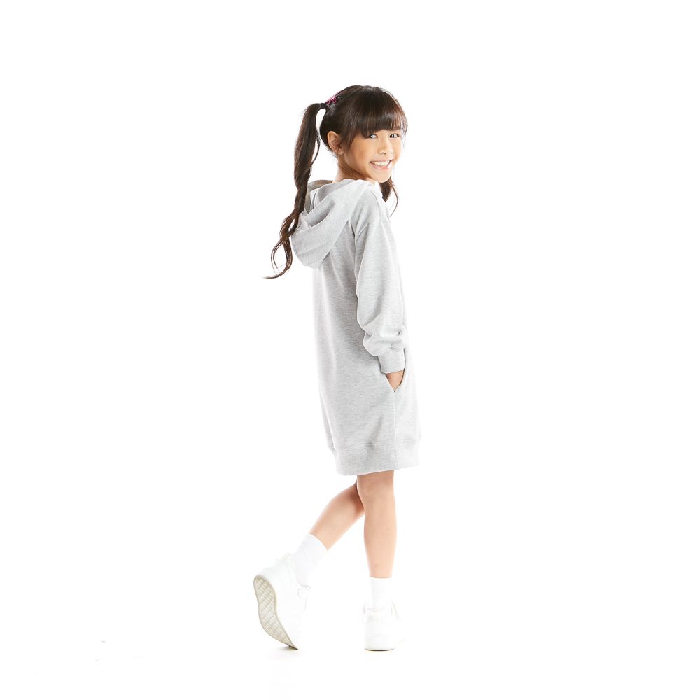 KNIT DRESS GREY 7 YEAR