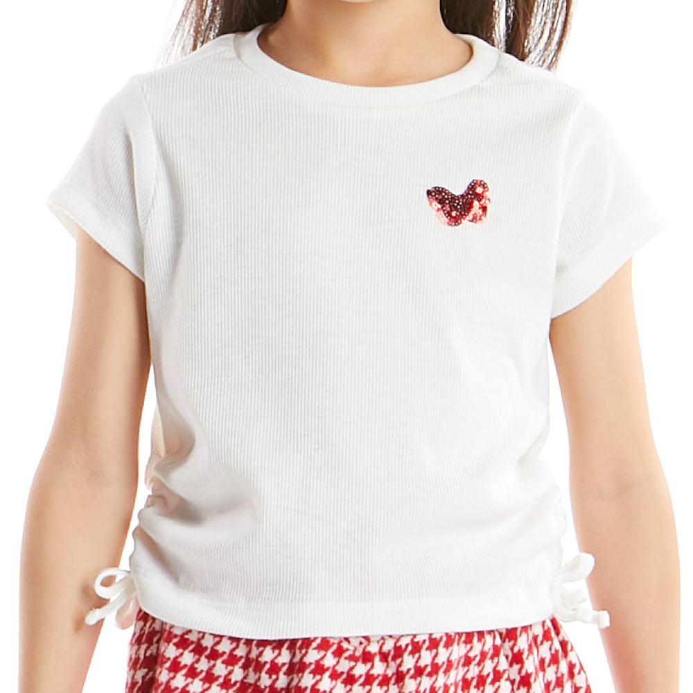 T-SHIRT CREAMY WHITE 9 YEAR