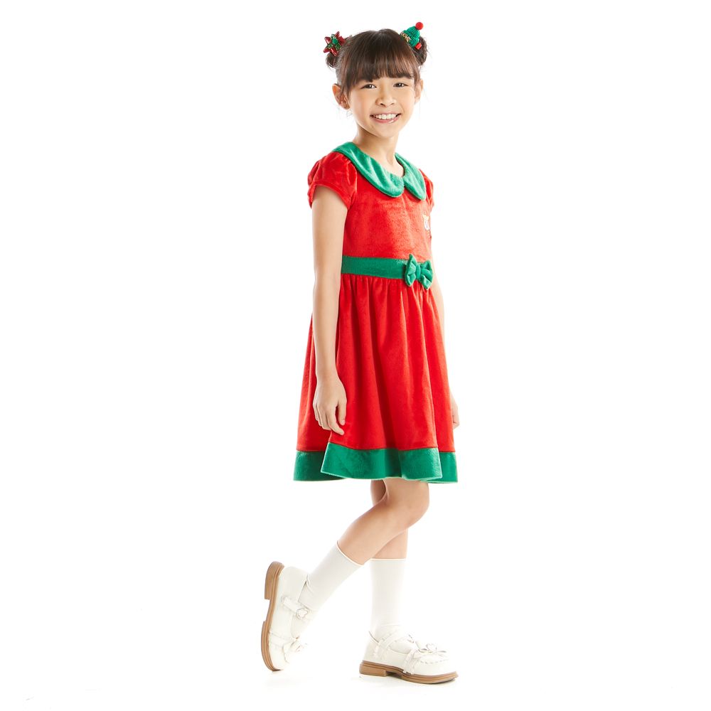 KNIT DRESS RED 9 YEAR