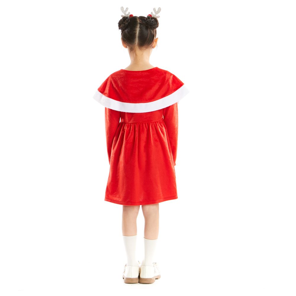 KNIT DRESS RED 9 YEAR