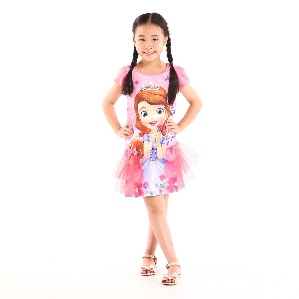 DISNEY ชุดกระโปรงผ้ายืด SOFIA โอโรส 9 ปี