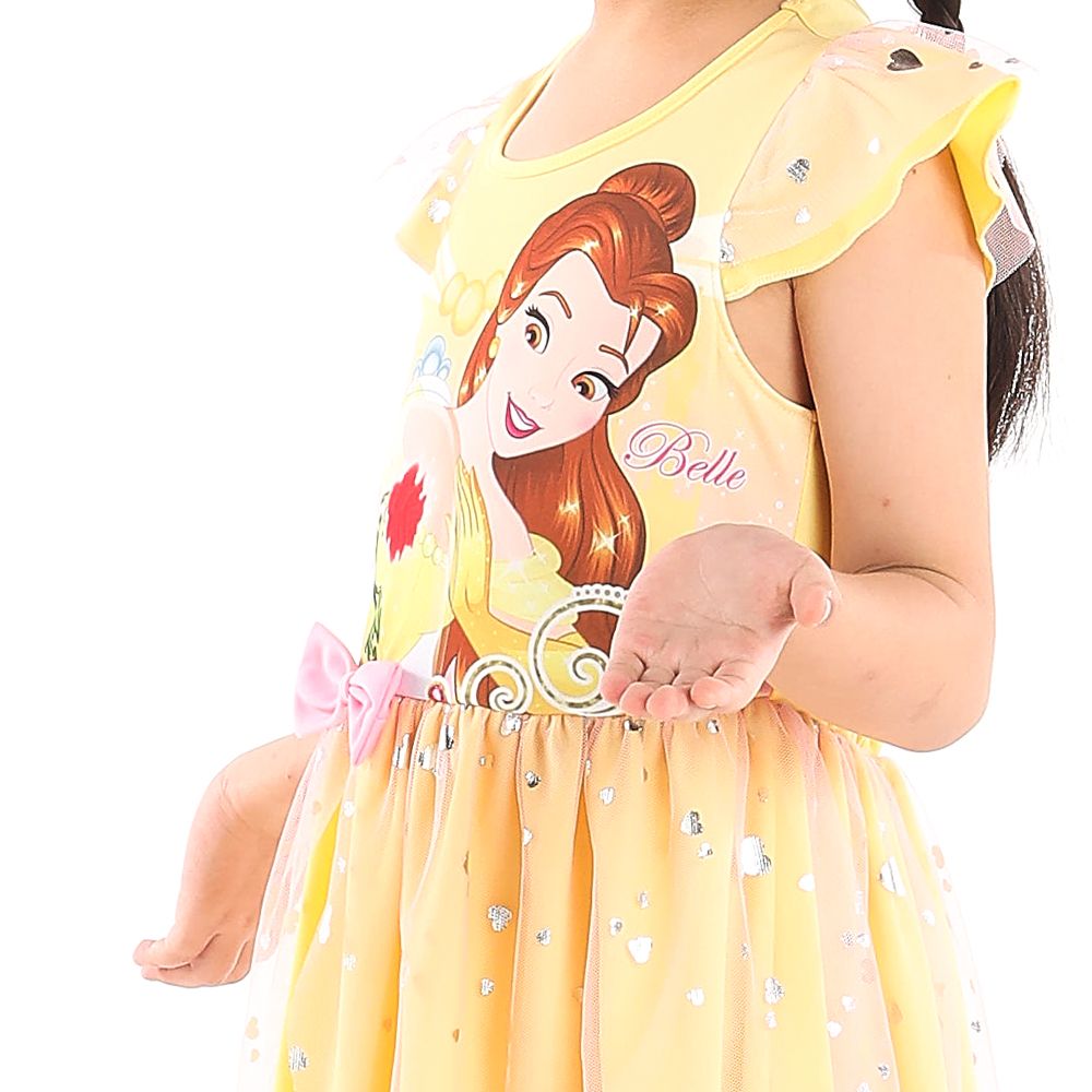 DISNEY KNIT DRESS BELLE YELLOW 5 YEAR