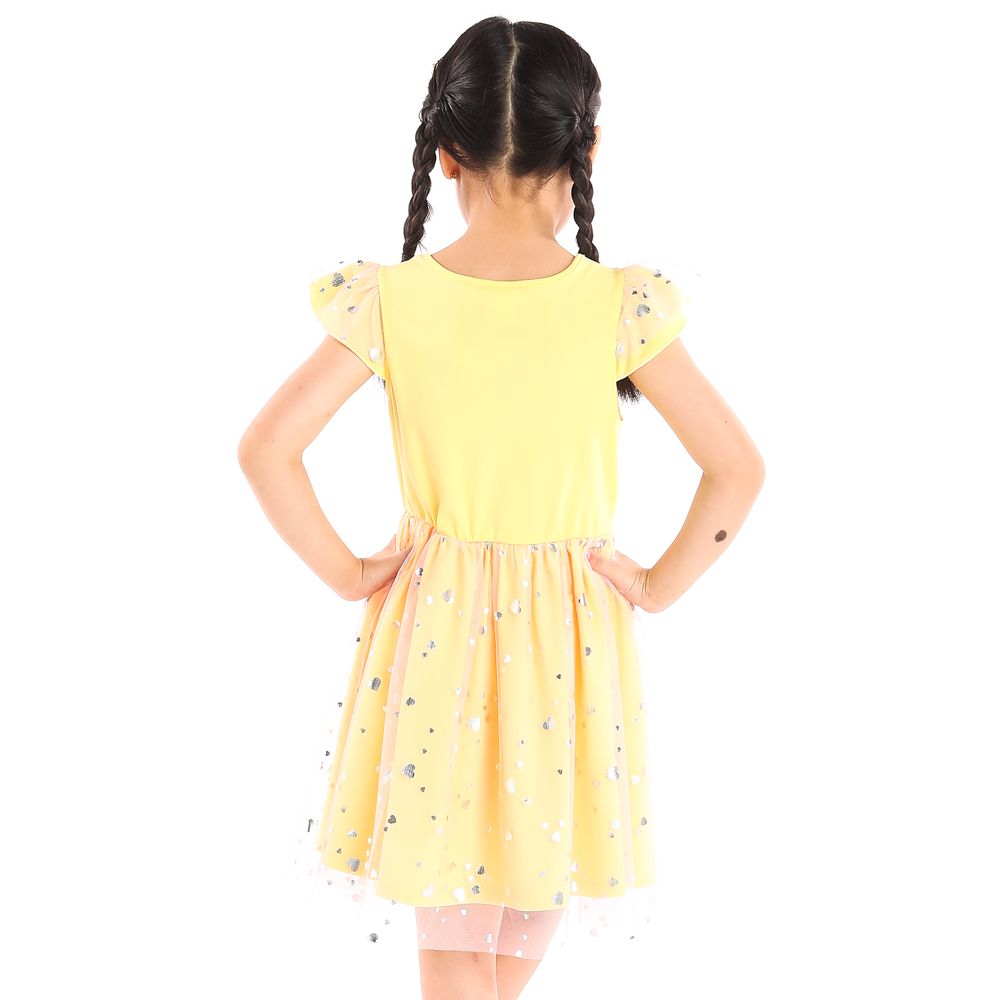 DISNEY KNIT DRESS BELLE YELLOW 5 YEAR