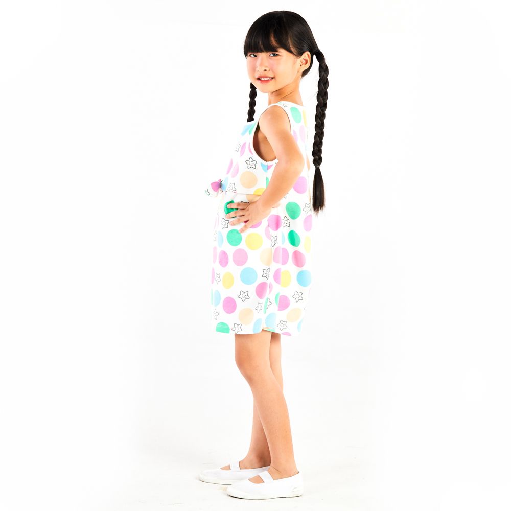 KNIT DRESS MIX COLOR 5 YEAR