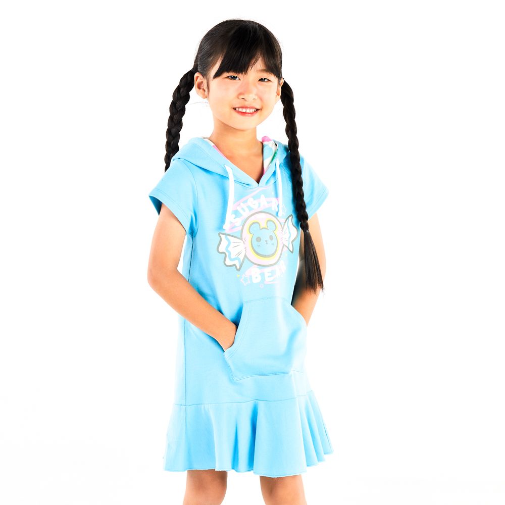 MESTYLE ชุดกระโปรงยืด สีฟ้า ไซซ์ 7 ปี