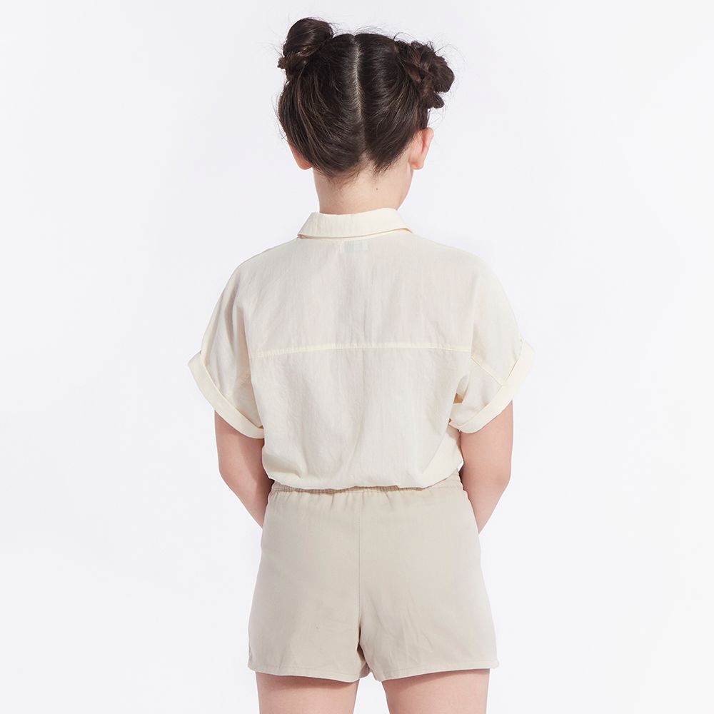 MESTYLE เสื้อเชิ้ต สีเหลือง ไซซ์ 7 ปี