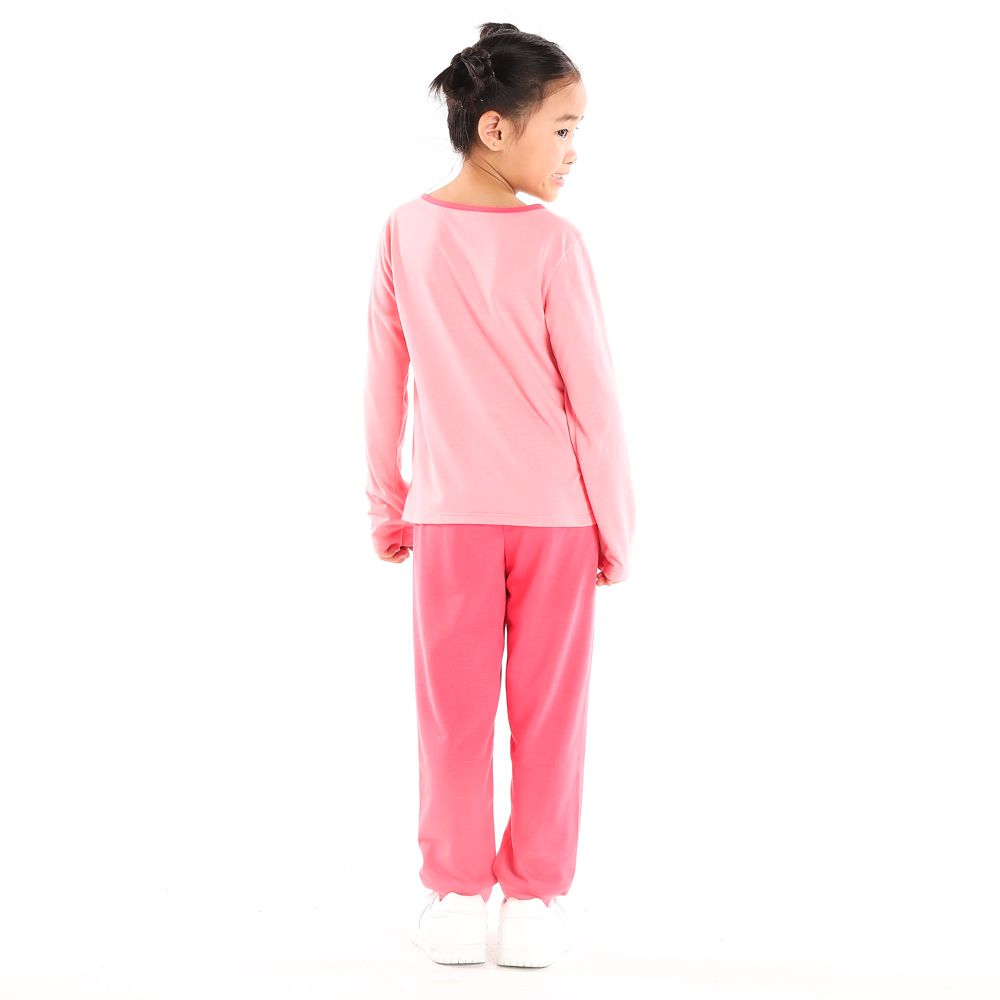 MESTYLE KNIT LONG SLEEVE TOP PINK 9 YEAR