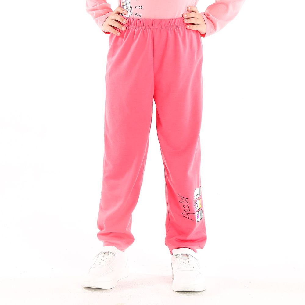 ME STYLE KNIT PANTS PINK 5 YEAR