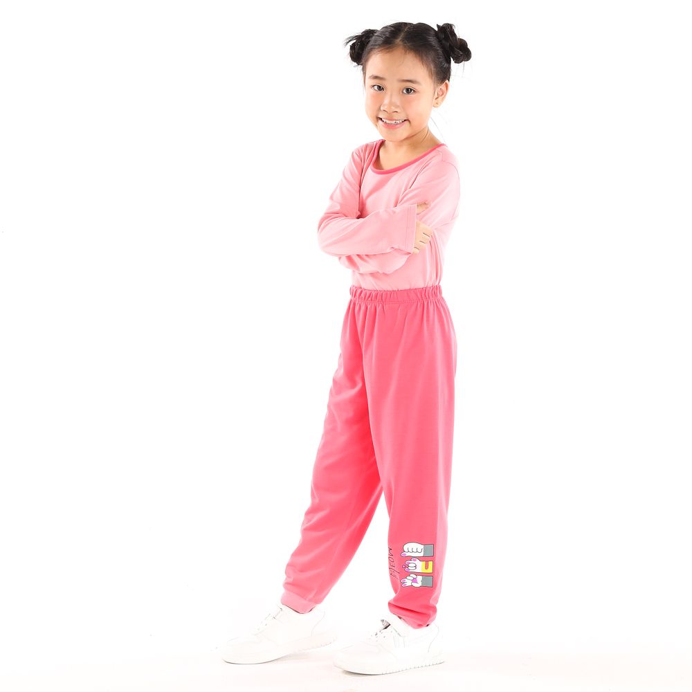 ME STYLE KNIT PANTS PINK 5 YEAR