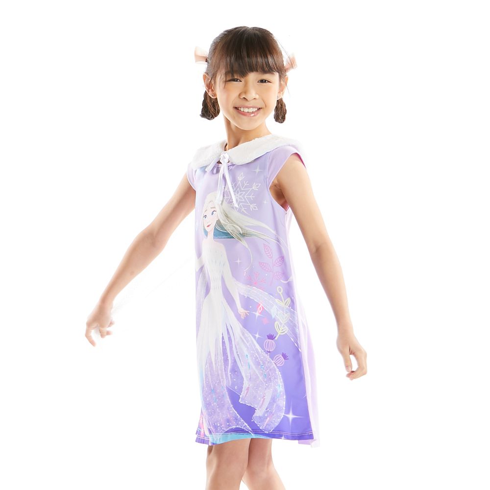 ชุดกระโปง FROZEN ม่วง 7 ปี