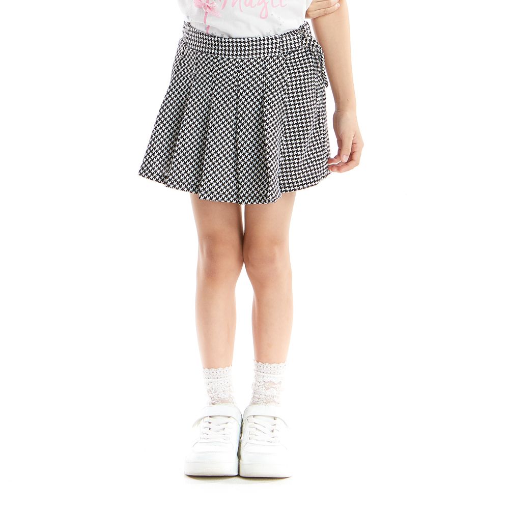 MESTYLE กางเกงกระโปรงผ้ายืด สีดำ ไซซ์ 7 ปี