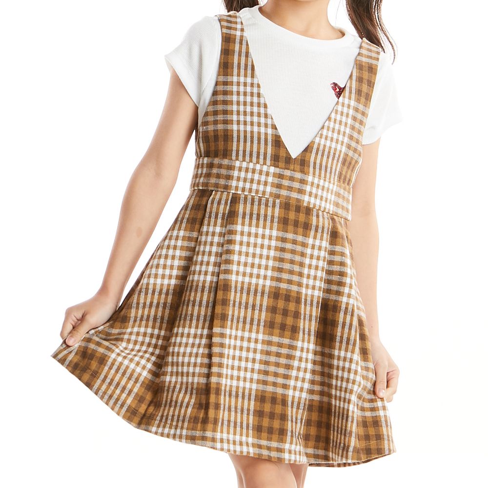 KNIT DRESS MIX COLOR 9 YEAR