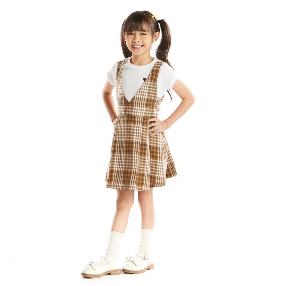 KNIT DRESS MIX COLOR 9 YEAR