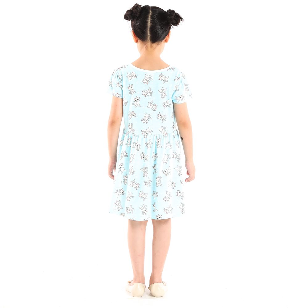 ME STYLE KNIT DRESS LIGHT GREEN 5 YEAR